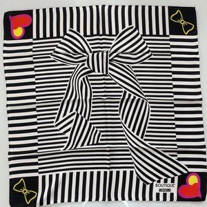 Boutique Moschino Big Bow Silk Scarf from Moschoni